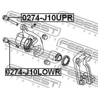 Направляющая суппорта FEBEST 0274-J10LOWR фото