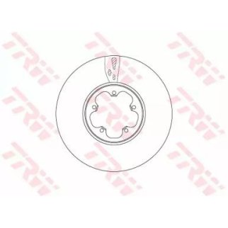 Диск тормозной передний вентилируемый TRW DF6752S фото