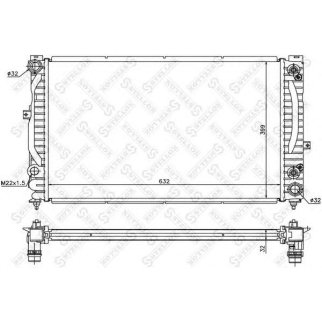 Радиатор основной Stellox 10-25139-SX фото
