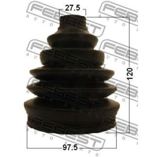 Пыльник ШРУСа FEBEST 2717P-XC90F2 фото