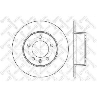 Диск тормозной Stellox 6020-3643-SX фото