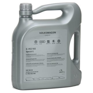 GR52502M4_масло моторное 5W40 (5L) VAG Special G! (синт.) VW 502.00/505.00 фото