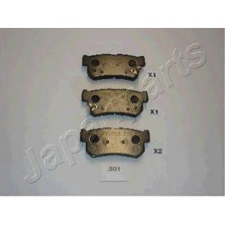 Колодки тормозные Japanparts PP-S01AF фото