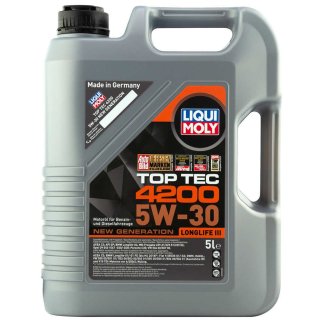 Масло моторное LIQUI MOLY TOP TEC 4200 HC 5w30 синт. 5л фото