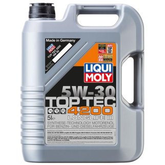 Масло моторное LIQUI MOLY TOP TEC 4200 HC 5w30 синт. 5л фото
