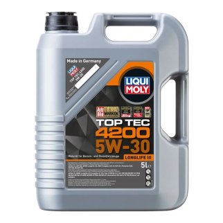 Масло моторное LIQUI MOLY TOP TEC 4200 HC 5w30 синт. 5л фото