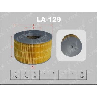 Фильтр воздушный LYNXauto LA-129 фото