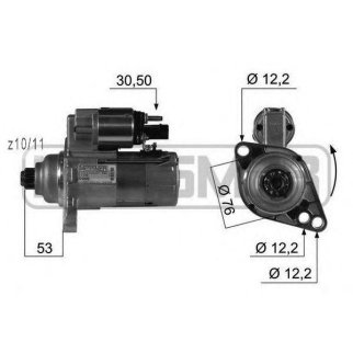 220449_стартер! 2.0KWAudi A3, VW Golf/Passat/T5 1.4TDi-1.9TDi 02&gt; фото