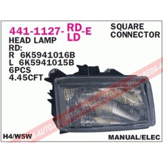 441-1127L-LD-E_фара левая! VW Caddy/Polo Classic 96-99 фото