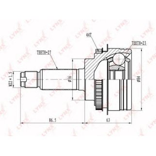 ШРУС наружный перед прав/лев фото