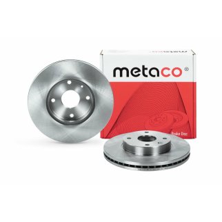 Диск тормозной передний вентилируемый metaco 3050-103 фото 3