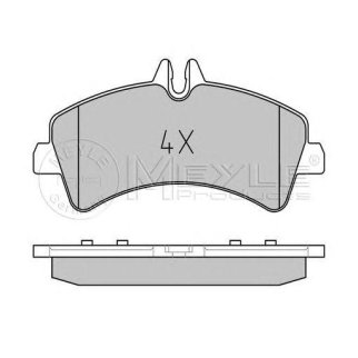 Колодки тормозные к-кт Meyle 025 292 1720 фото