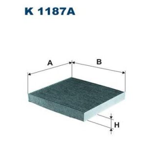 Фильтр салона FILTRON K 1187A фото