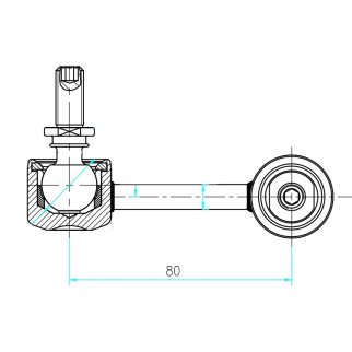 Стойка стабилизатора TRIALLI SP 1126 фото 3