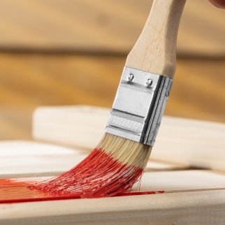 Кисть плоская Slimline 1" 25мм, натуральная щетина, дерев. ручка SPARTA фото 11