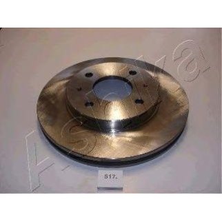 Диск тормозной передний вентилируемый ashika 60-05-517 фото