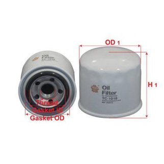 Фильтр масляный SAKURA TC1018 фото