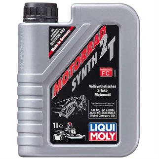 Масло моторное LIQUI MOLY для 2Т мотоц. синт 1л фото 2
