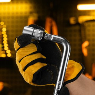 Вороток 1/2" 250мм Г-образный DENZEL фото 7