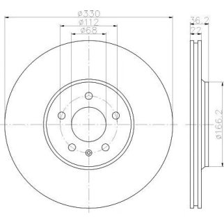 Диск тормозной задний TEXTAR 92160303 фото