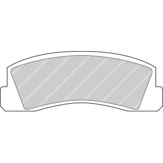 Колодки тормозные передние к-кт FERODO FDB195 фото