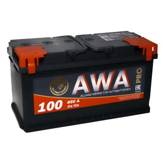 Аккумуляторная батарея AWA PRO 6СТ100 VLR обр. 353х175х190 Россия фото