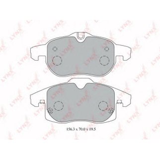 Колодки тормозные передние к-кт LYNXauto BD5923 фото