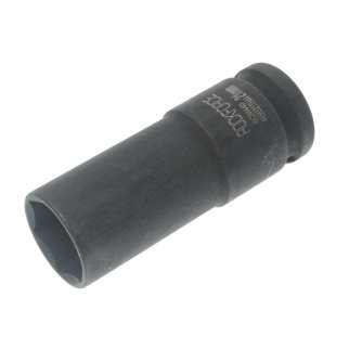 Головка торцевая 21 1/2" 6гр ударная удлиненная L=80мм тонкостенная ROCK FORCE фото