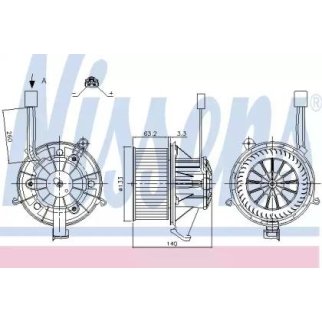 Мотор печки отопителя салона фото