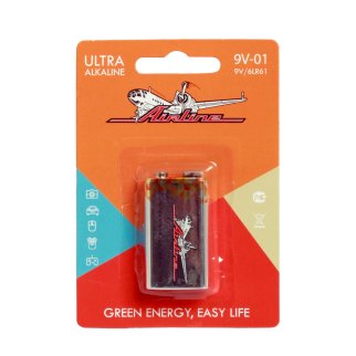 Батарейка (крона) AirLine 9V-01 фото