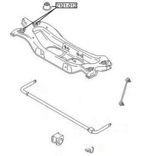 Сайлентблок ASVA 2101-012 фото
