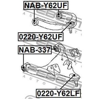 Опора шаровая переднего нижнего рычага фото