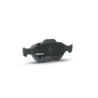 Колодки тормозные передние к-кт metaco 3000-233 фото 3