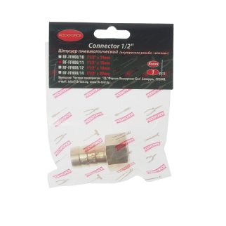 Штуцер пневматический RockForce внут. резьба-ёлочка 1/2"-16мм ROCK FORCE фото 1