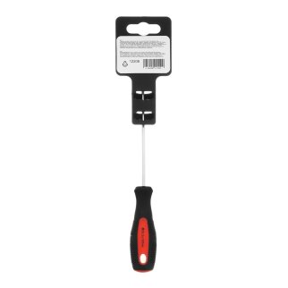 Отвертка Anti-Slip, SL3, 0x100 мм, CrV, двухкомп. рукоятка MATRIX 12208 фото 6