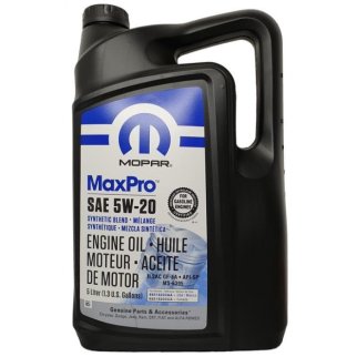 Масло моторное Mopar MaxPro 5w20, 5л фото