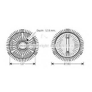 Термомуфта AVA MSC422 фото