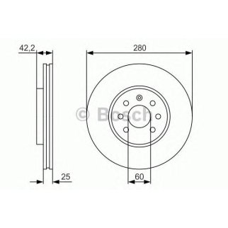 Диск тормозной BOSCH 0 986 479 S55 фото