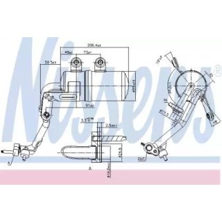 Осушитель системы кондиционирования Nissens 95570 фото