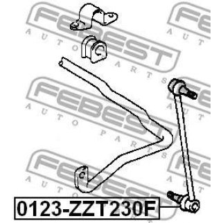 Стойка переднего стабилизатора FEBEST 0123-ZZT230F фото