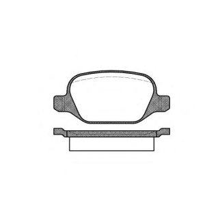 Колодки тормозные REMSA _072710 фото