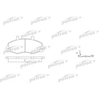 Колодки тормозные PATRON PBP1338 фото