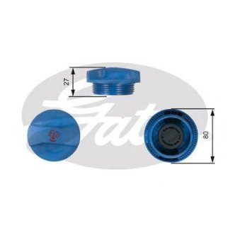 Крышка расширительного бачка GATES RC211 фото