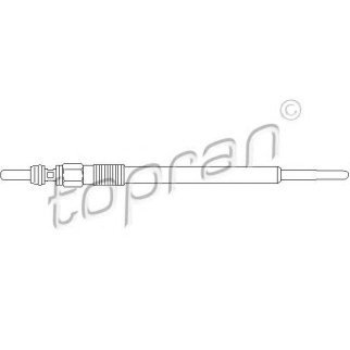 Свеча накаливания topran 721428055 фото