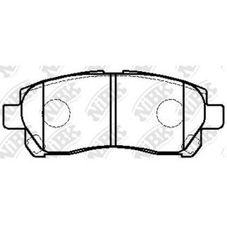 Колодки тормозные к-кт NiBK PN1832 фото