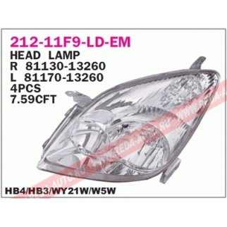 Фара передн прав с ЭК TOYOTA: COROLLA VERSO 03- фото