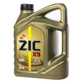 Масло моторное ZIC X9 LS 5W-30 синтетическое 4 л 162608 фото