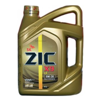 Масло моторное ZIC X9 LS 5W-30 синтетическое 4 л 162608 фото
