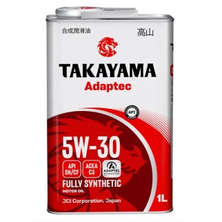 Масло моторное TAKAYAMA Adaptec 5W30 C3 (метал.) синт. 1л фото