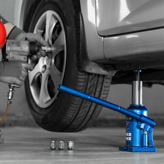 Домкрат бутылочный 6т гидравлический телескопический 170-420мм STELS фото 13